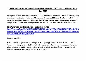 2017 06  QUENTIN EN CHINE-SICHUAN-EMEISHAN-MONT EMEI